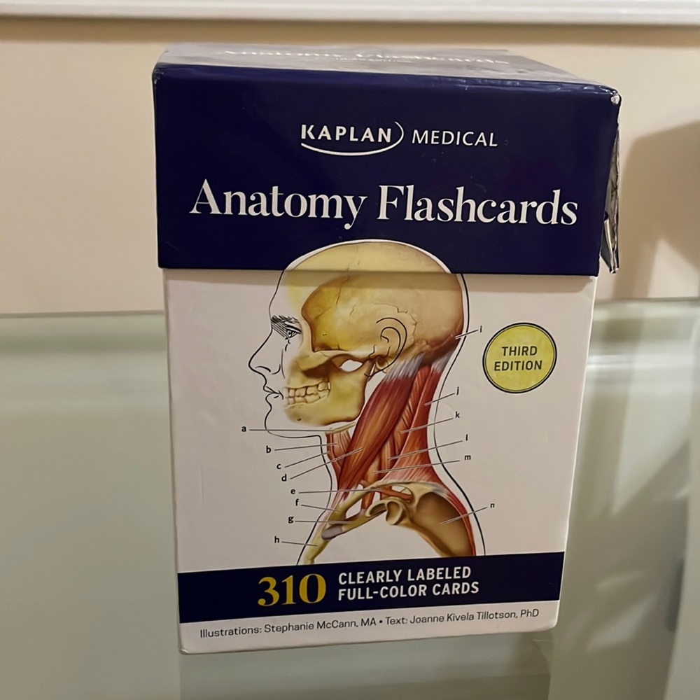 Anatomy flash cards